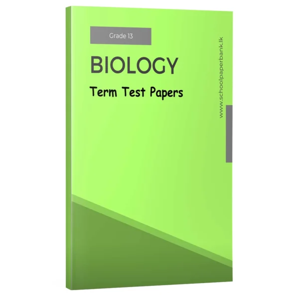 EM Bio 13 Biology | Grade 13 Term Test | English Medium