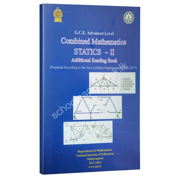 NIE Stats 2 Combined Maths Resources Books | Statics Part 2 - Additional Reading Book (nie)