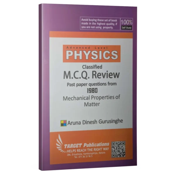 Target Mechanical Properties of Matter Target Physics | Mechanical Properties of Matter Classified M.C.Q Review 1980 – 2020