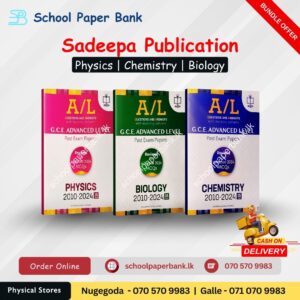 Sadeepa Publishers | English Medium Past Papers (Biology + Chemistry + Physics)