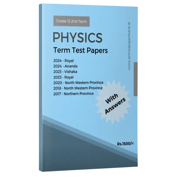 Phy-12-2nd-em Physics | 12 2nd Term Test Papers | English Medium