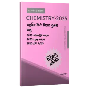 Chemistry | 13 3rd Term Test Papers (2025) | Sinhala Medium
