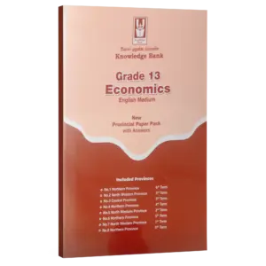 Economics em Economics | Grade 13 | Provincial paper | English Medium | Knowledge Bank