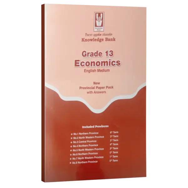 Economics | Grade 13 | Provincial paper | English Medium | Knowledge Bank